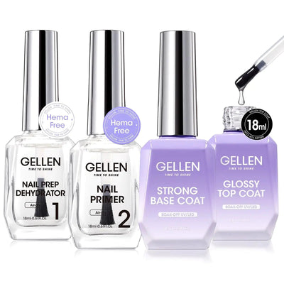 Gellen Nail Dehydrator and Primer with Base Coat for Acrylic Gel Nail Polish Frugal Finds Galore
