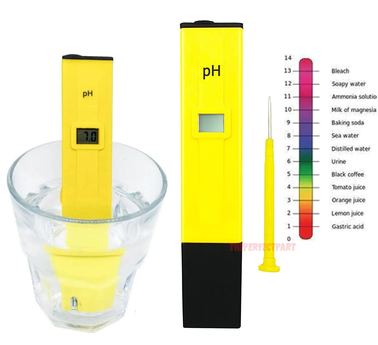 Digital PH Meter LCD Hydroponics Aquarium Water Test Pen