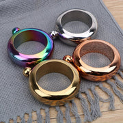 Creative Stainless Steel Bracelet Flask in Rose Gold Frugal Finds Galore