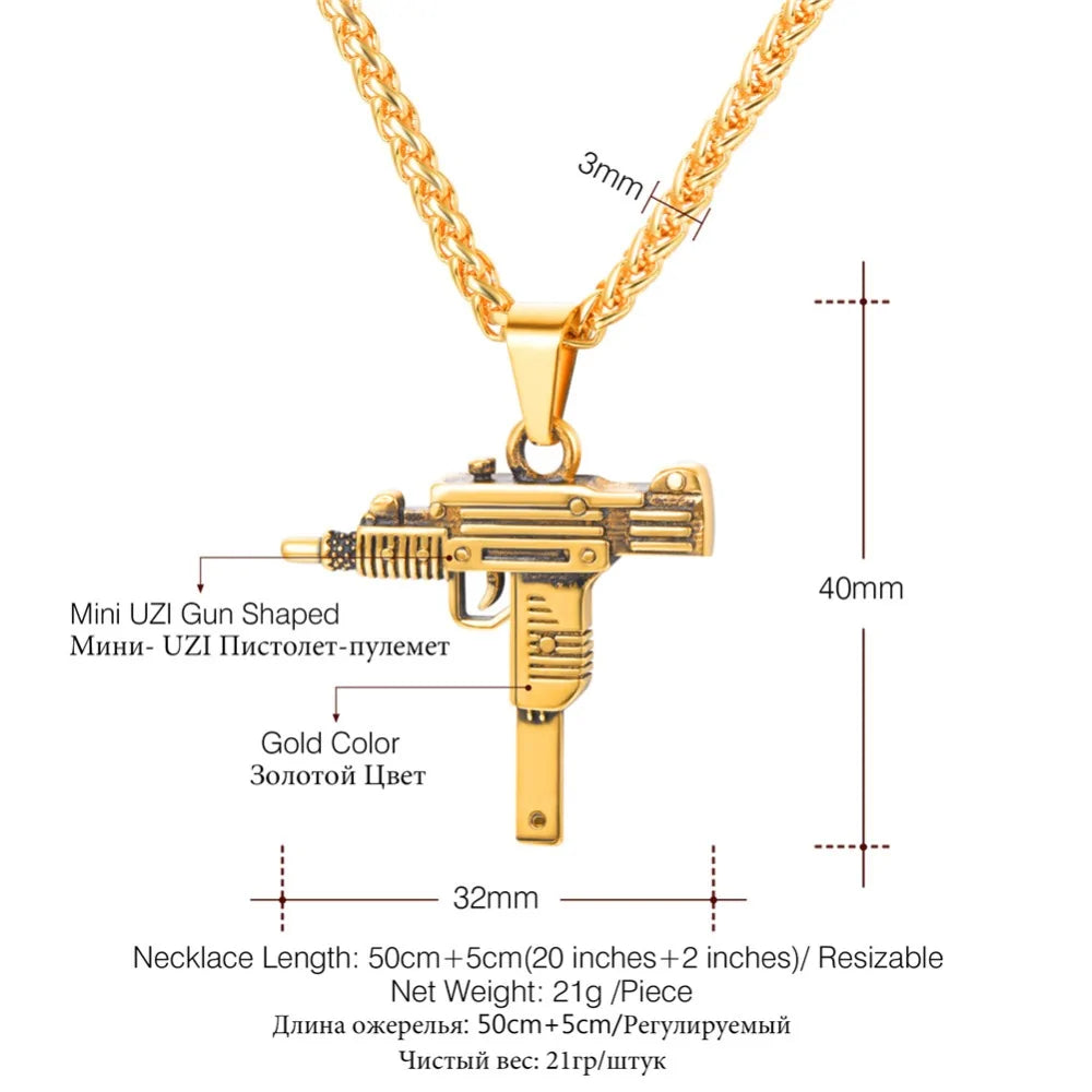 Gun Necklace