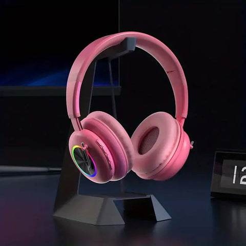 Kids Wireless Earphones with RGB Lighting & Microphone Frugal Finds Galore