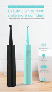 LED Rechargeable Tooth Cleaner with 3 Modes & 2 Heads Frugal Finds Galore