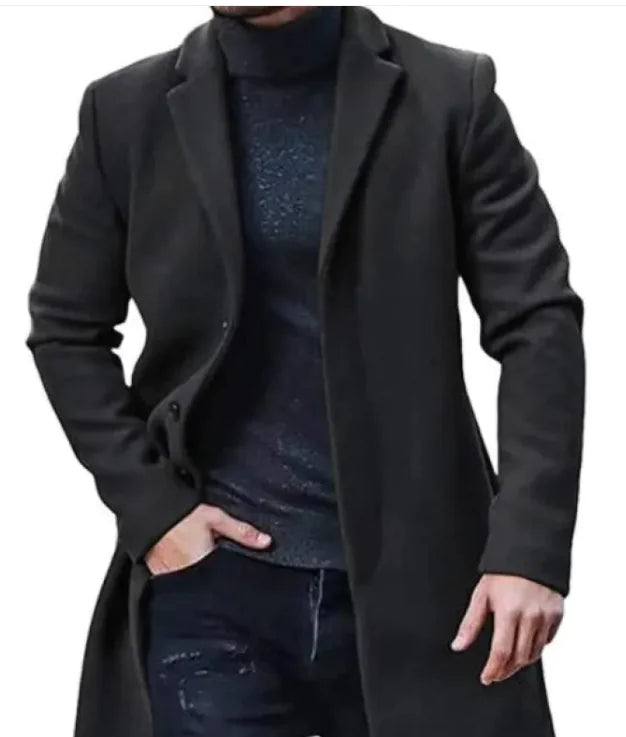 Tweed Medium-length Thickened Jacket