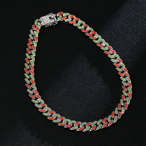 Full Diamond Inlaid Necklace Frugal Finds Galore