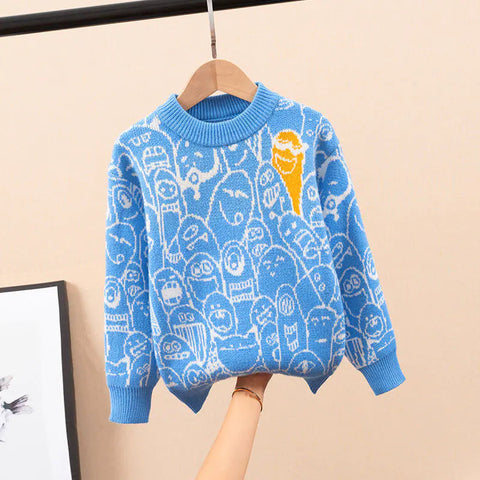 Cartoon Sweater for Kids Frugal Finds Galore
