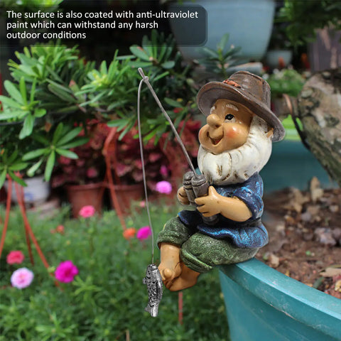 Naughty Gnome Statue for Outdoor Garden Decor Frugal Finds Galore