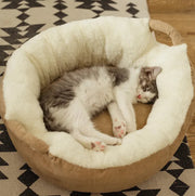 Plush Pet Nest Bed Frugal Finds Galore
