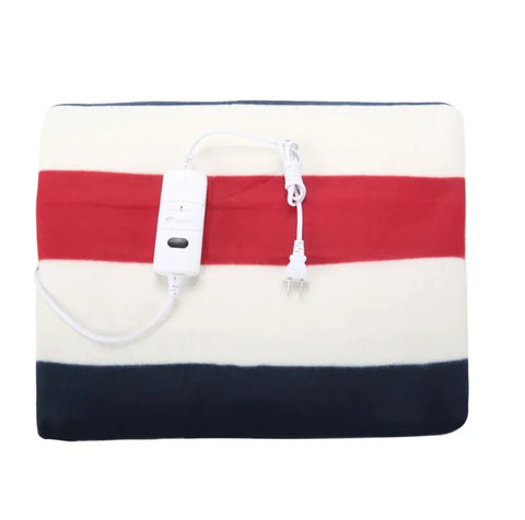 Striped Electric Blanket - 110V Frugal Finds Galore