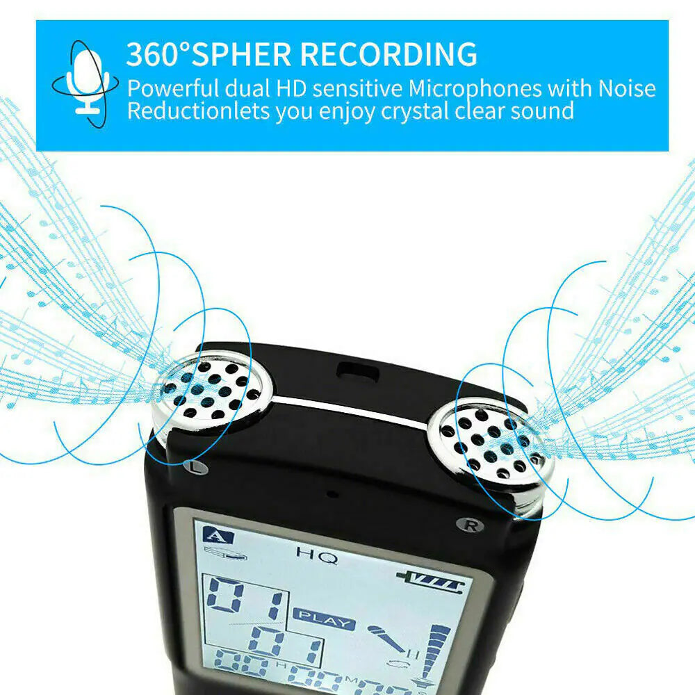 Voice Activated Mini Digital Sound Audio Recorder