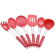 6-Piece Kitchen Utensils with Stainless Steel Handles Frugal Finds Galore