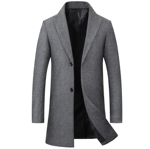 Men's Woolen Coat Frugal Finds Galore