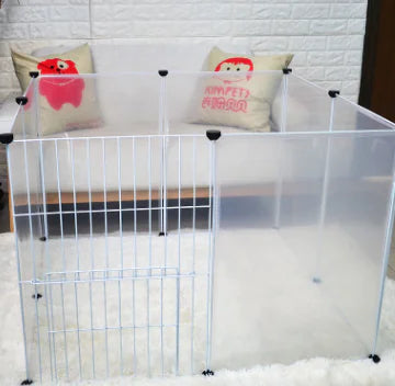 Transparent Pet Fence and Enclosure Frugal Finds Galore