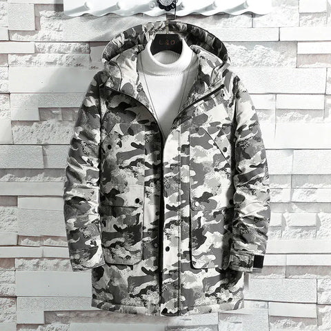 Men's Camouflage Hooded Warm Jacket for Fall/Winter Frugal Finds Galore