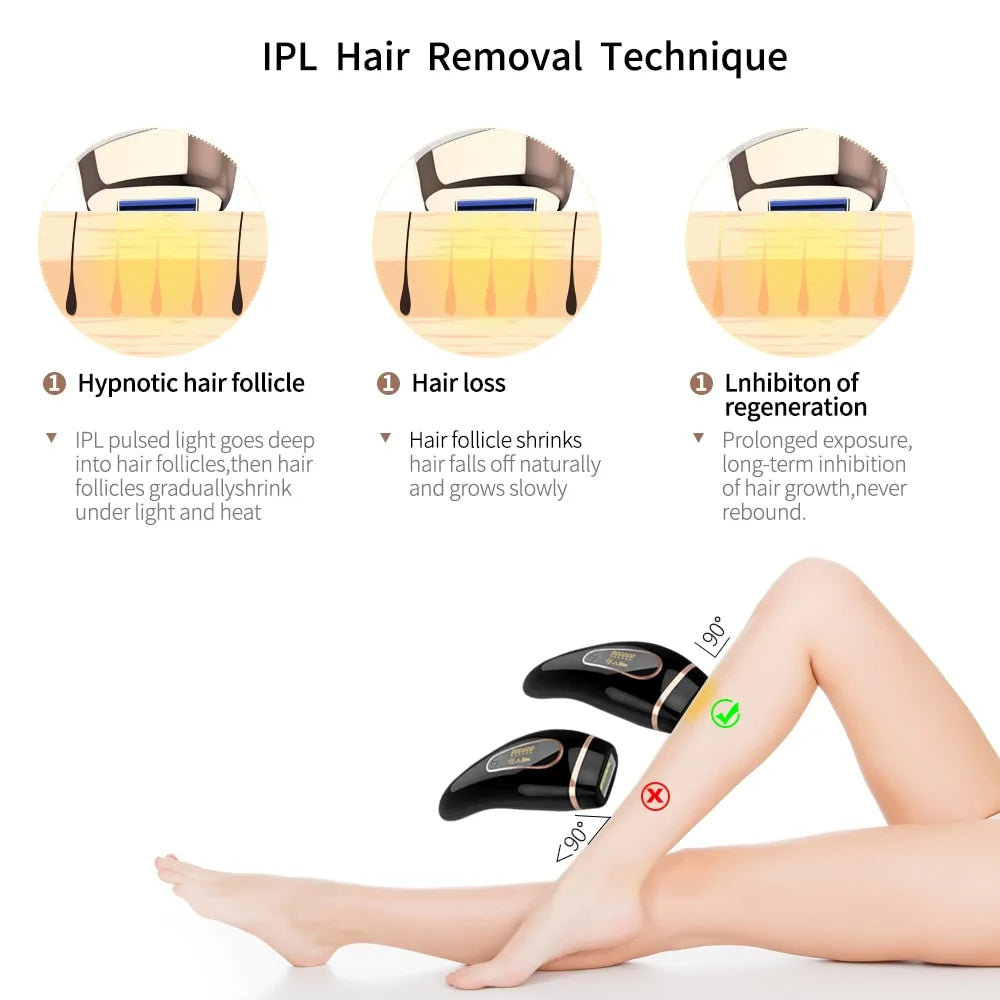 990000 Flash Professional Permanent IPL  Laser Hair Remover