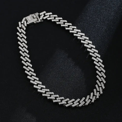 Full Diamond Inlaid Necklace Frugal Finds Galore