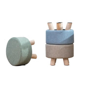 Stylish Wooden Stool for Kids - Creative Round Design Frugal Finds Galore