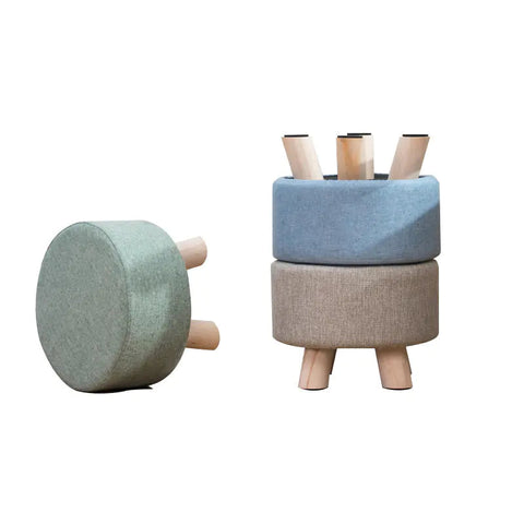 Stylish Wooden Stool for Kids - Creative Round Design Frugal Finds Galore