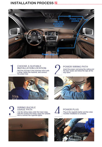 2.7'' Full HD 1080P Dash Cam Car DVR Front & Rear Camera Night Vision G-Sensor Frugal Finds Galore