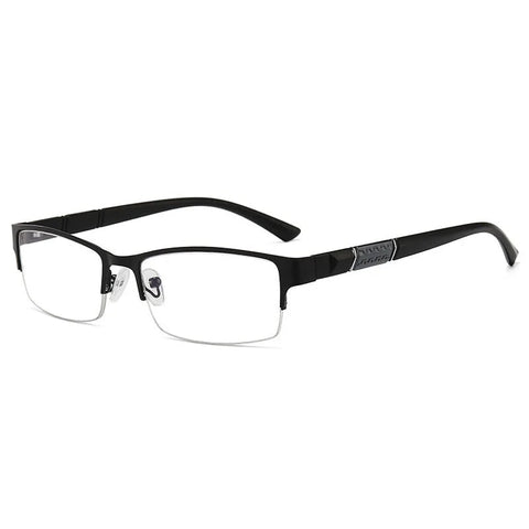 Unisex Anti Blue Rays Computer Glasses: Alloy Half Frame Blue Light Coating Eyewear Frugal Finds Galore