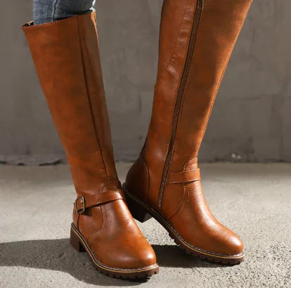 Men's Casual Fashion Mid-Tube Flat-Bottomed Wedge Boots Frugal Finds Galore