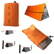 Outdoor Emergency Camping Tent with Sleeping Bag Frugal Finds Galore
