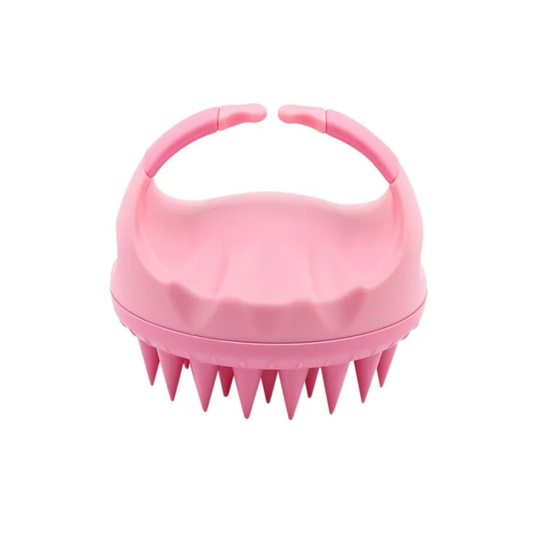 Silicone Handheld Scalp Massage Brush for Shower