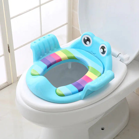 Baby Toilet Seat Cushion for Kids - Potty Training Aid Frugal Finds Galore