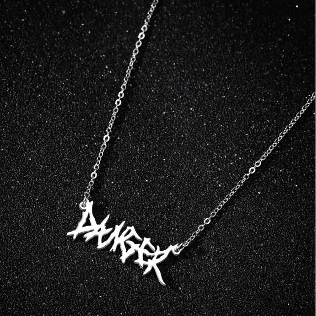 Rapper Letter Necklace