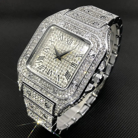 MISSFOX Ice Out Watch For Men Frugal Finds Galore