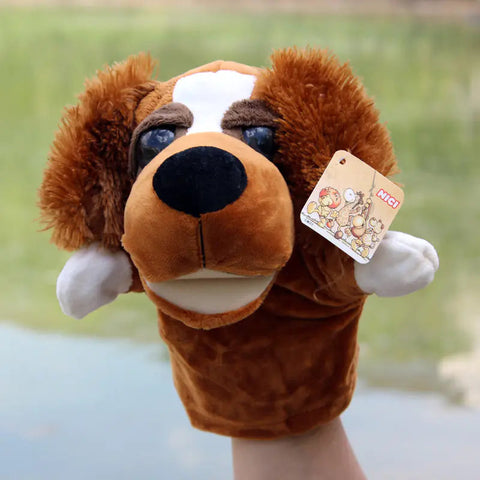 Plush Cartoon Animal Puppets for Early Education Frugal Finds Galore