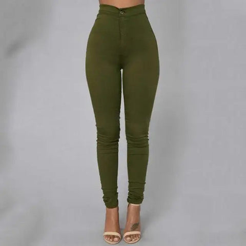 High Waist Solid Leggings Frugal Finds Galore