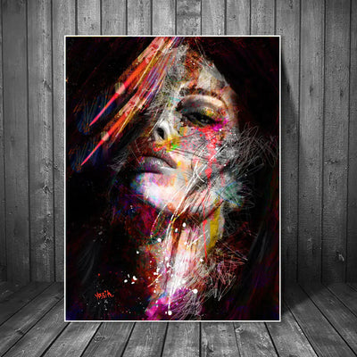 Abstract Figure Canvas Art for Modern Living Room Decor Frugal Finds Galore