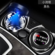 Multifunctional Car Ashtray with LED Light and Metal Core Frugal Finds Galore