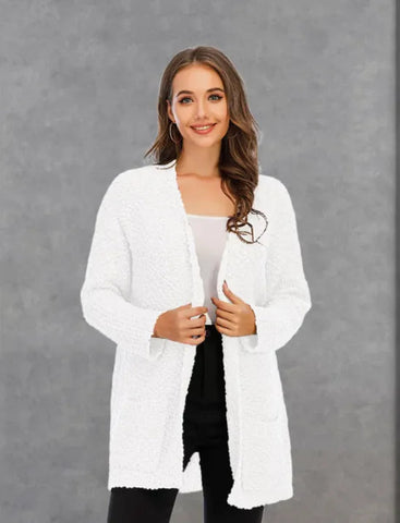 Knitted Pocketed Cardigan Sweater Frugal Finds Galore