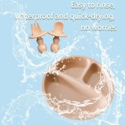 BPA Free Silicone 3-Piece Children's Feeding Set Frugal Finds Galore