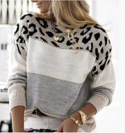 Women's Casual Leopard Print Sweater Frugal Finds Galore