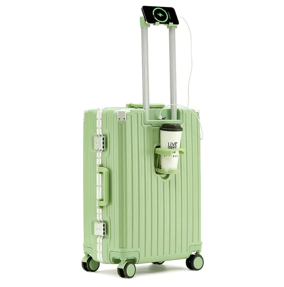 Thick Aluminum Durable Trolley Luggage