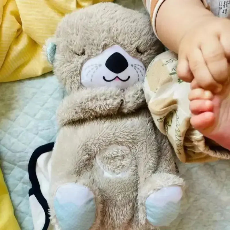 Soothing Otter Plush Doll with Music