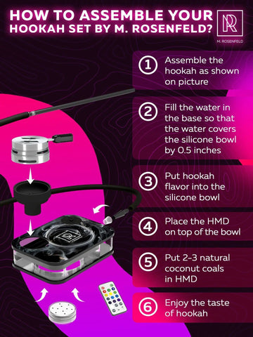 Portable Hookah Set With Everything And Case Premium Book Hookah with Smoke Frugal Finds Galore