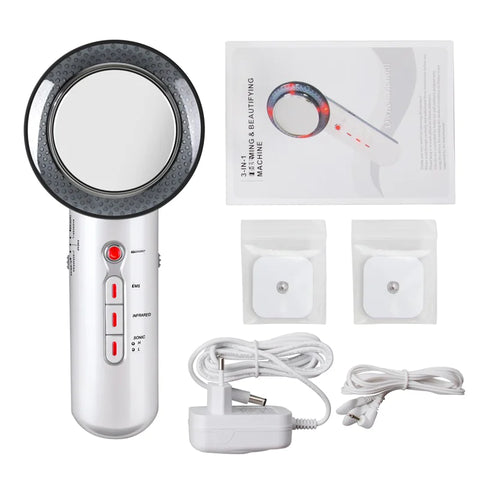 3-in-1 LED Beauty Device with EMS and Ultrasound Frugal Finds Galore