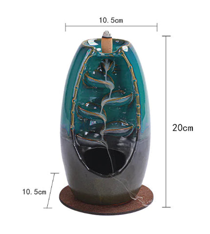 Ceramic Backflow Incense Holder for Home Decor Frugal Finds Galore