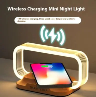 Multifunction Wireless Charger Stand with LED Lamp Frugal Finds Galore