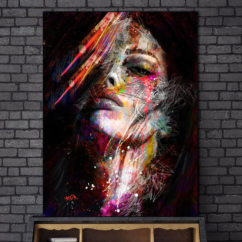 Abstract Figure Canvas Art for Modern Living Room Decor Frugal Finds Galore