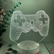Creative Gamepad 3D LED Desk Lamp Frugal Finds Galore