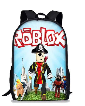 3D Cartoon Roblox Backpack for Kids