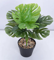 Artificial Flower Green Plant Monstera Frugal Finds Galore