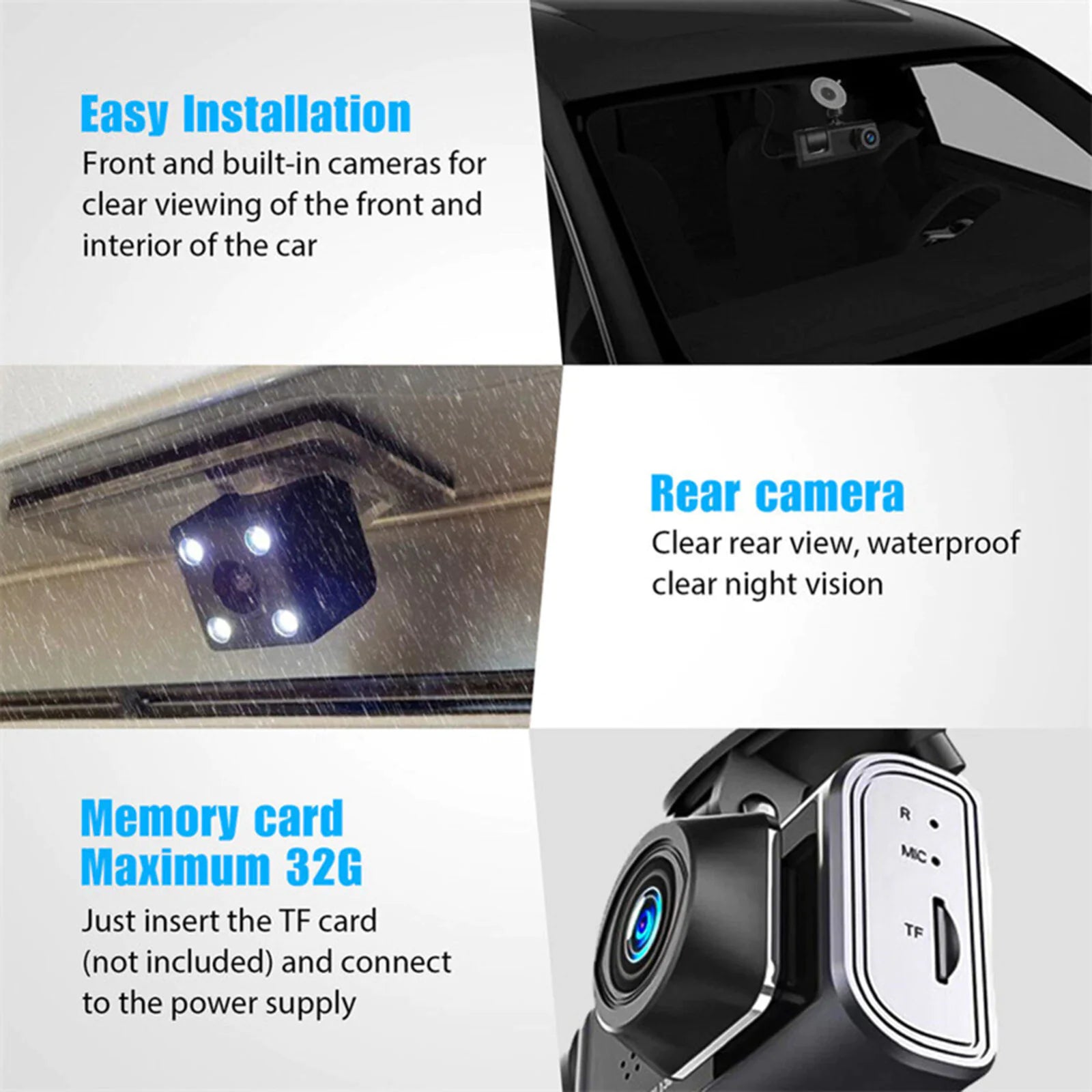 Car Dual Lens Dash Cam