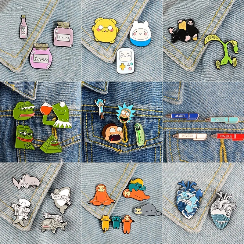 Cartoon Pin Sets