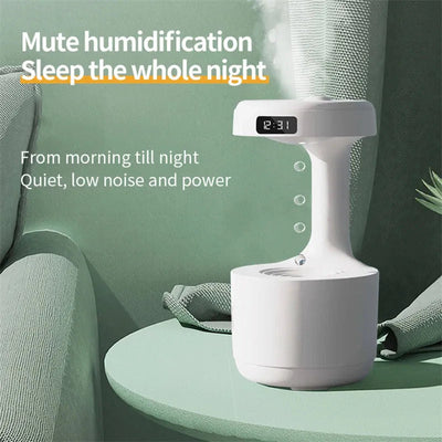 Anti-Gravity Humidifier with Clock & Aroma Diffuser Frugal Finds Galore
