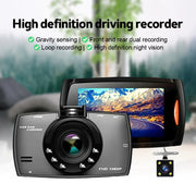 2.7'' Full HD 1080P Dash Cam Car DVR Front & Rear Camera Night Vision G-Sensor Frugal Finds Galore